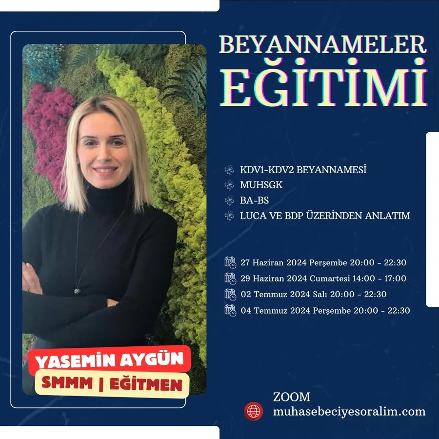 Beyannameler Eğitimi