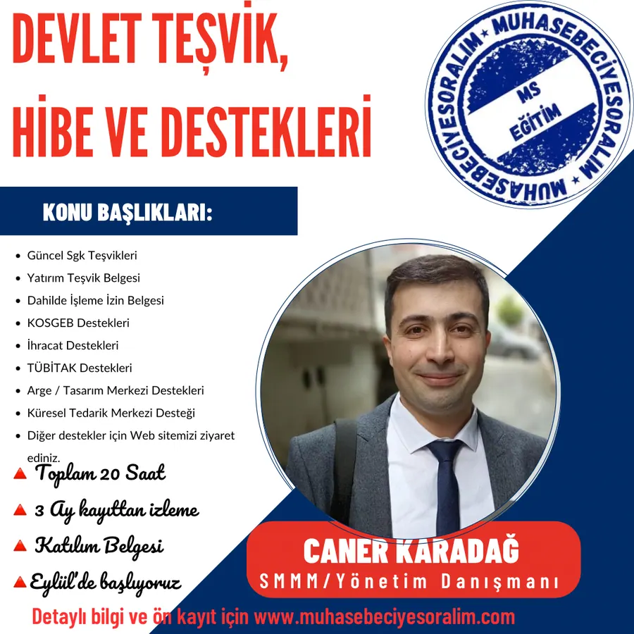 Devlet Teşvik, Hibe ve Destekleri